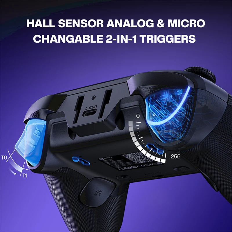 NYXI for PC Switch2 Master P1 Wireless Game Controller Hall Effect Gamepad Controller